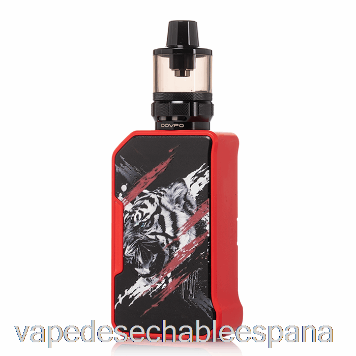 Vape España Dovpo Mvp 220w Kit De Inicio Tigre Rojo